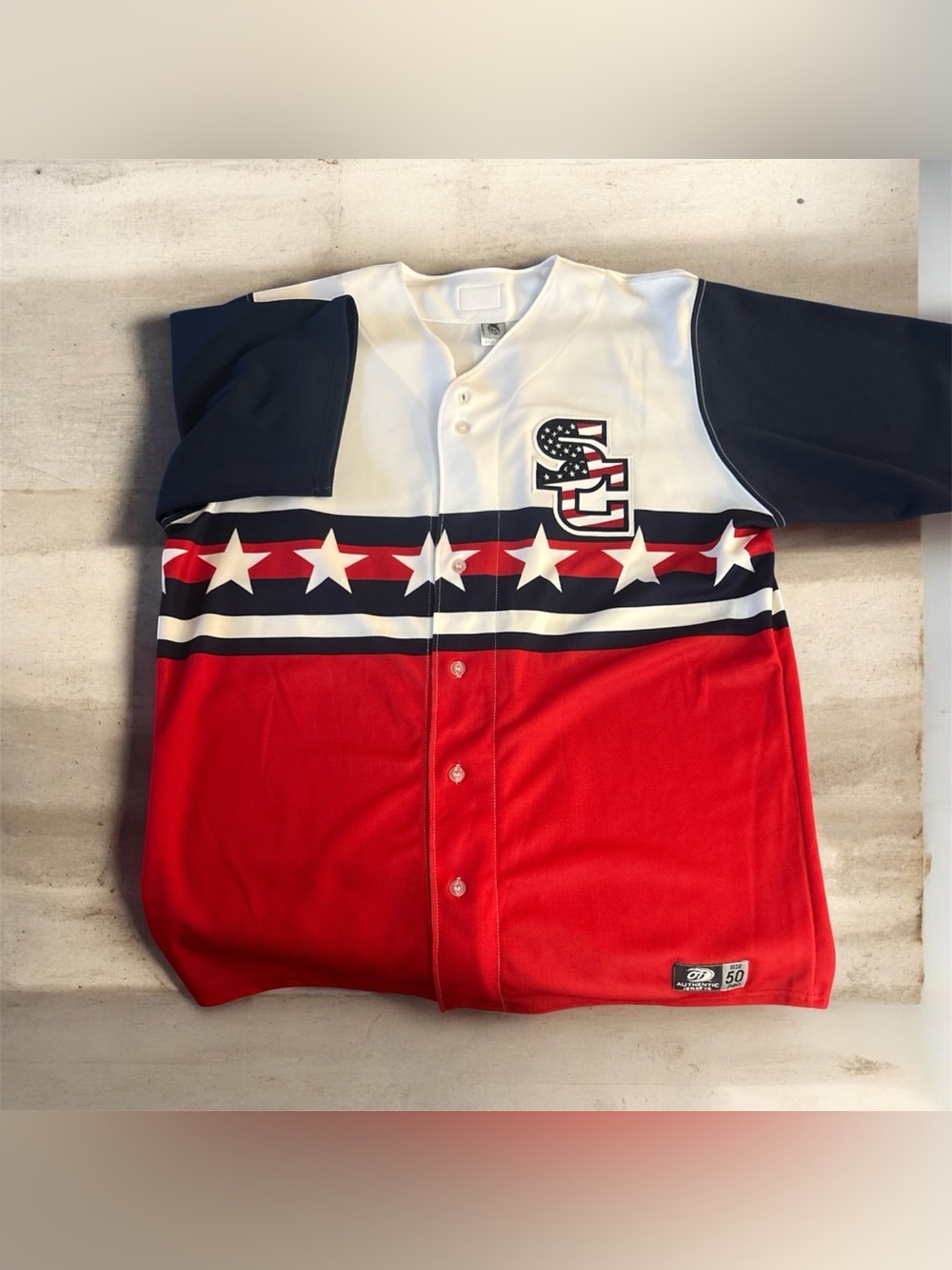 Vintage International League authentic Baseball Jersey Syracuse Chiefs SZ 50=2X